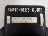 Lucky Horse Shoe Shaped Green with Black Plastic Roller Style Bartender's Guide - Needs Repair