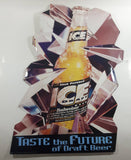 1993 Anheuser Busch Budweiser Cold Filtered Ice Draft Beer 20" x 30" Large Embossed Metal Sign