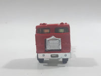Unknown Brand Cabover Semi Tractor Truck Red Die Cast Toy Car Vehicle