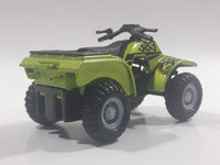 Maisto 383 Quad ATV 4 Wheeler All Terrain Vehicle 4x4 Lime Green Pullback Die Cast Motorized Friction Toy Car Vehicle