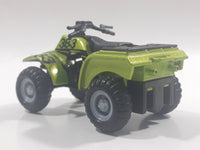 Maisto 383 Quad ATV 4 Wheeler All Terrain Vehicle 4x4 Lime Green Pullback Die Cast Motorized Friction Toy Car Vehicle