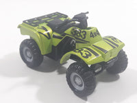 Maisto 383 Quad ATV 4 Wheeler All Terrain Vehicle 4x4 Lime Green Pullback Die Cast Motorized Friction Toy Car Vehicle