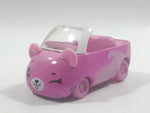 Moose Shopkins Cutie Cars Bear Shaped Pink Die Cast Toy Car Vehicle - No Roof or Figure