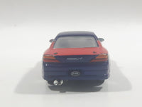 Rare Fast and Furious Tokyo Drift Nissan Silvia "Rays" "West" Dark Blue and Red 1/55 Scale Die Cast Toy Car Vehicle with Rubber Tires Missing the Spoiler