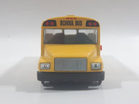 Welly No. 43601 School Bus with Flip Out Stop Sign Yellow Die Cast Toy Car Vehicle Missing Tires