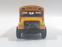 SDE Shantou School Bus Yellow Pullback Motorized Friction Die Cast Toy Car Vehicle