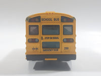 SDE Shantou School Bus Yellow Pullback Motorized Friction Die Cast Toy Car Vehicle