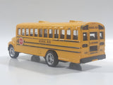 SDE Shantou School Bus Yellow Pullback Motorized Friction Die Cast Toy Car Vehicle