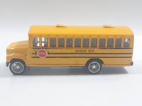 SDE Shantou School Bus Yellow Pullback Motorized Friction Die Cast Toy Car Vehicle