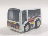 Tokyo Bus "City Bus" White Plastic Pullback Motorized Friction Die Cast Toy Car Vehicle Keychain