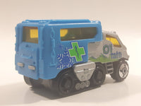 2001 Matchbox Summit Seekers Arctic Track Truck Silver and Blue Die Cast Toy Car Vehicle