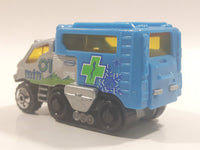 2001 Matchbox Summit Seekers Arctic Track Truck Silver and Blue Die Cast Toy Car Vehicle