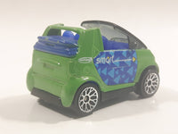 2003 Matchbox Smart ForTwo Coupe "Smart Cabrio" Green Die Cast Toy Car Vehicle