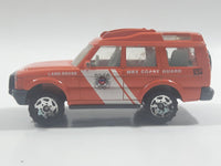 2006 Matchbox Coast Guard Land Rover Discovery Orange Die Cast Toy Car Vehicle
