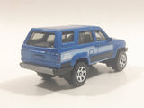 2016 Matchbox Toyota 4Runner 1985 4x4 Metalflake Blue Die Cast Toy Car Vehicle