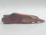 2004 Hot Wheels Crooze Ooz Coupe Red with Flames Die Cast Toy Car Vehicle