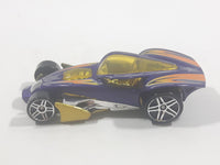 2004 Hot Wheels First Editions Brutalistic Metallic Purple Die Cast Toy Car Vehicle