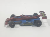 1999 Hot Wheels Thunderstreak Dark Red and Blue Die Cast Toy Race Car Vehicle