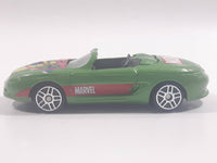 2003 Maisto Marvel Series 2 Jean Gray Mustang Mach III Green Die Cast Toy Car Vehicle