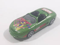 2003 Maisto Marvel Series 2 Jean Gray Mustang Mach III Green Die Cast Toy Car Vehicle