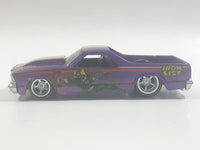 2016 Hot Wheels Pop Culture: Marvel '80 El Camino Iron Fist Purple Die Cast Toy Character Car Vehicle with RR5SP
