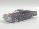 2016 Hot Wheels Pop Culture: Marvel '80 El Camino Iron Fist Purple Die Cast Toy Character Car Vehicle with RR5SP