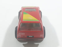 Rare Darda Motors Fiat Uno 10 Red Die Cast Toy Car Friction Motorized Pullback Vehicle