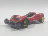 Rare 1996 Tomy Tomica Character Cars Bakuso Kyodai Let's & Go Red Die Cast Toy Race Car Vehicle Missing Spoiler