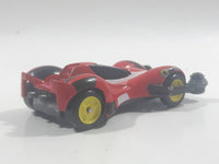 Rare 1996 Tomy Tomica Character Cars Bakuso Kyodai Let's & Go Red Die Cast Toy Race Car Vehicle Missing Spoiler