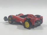 Rare 1996 Tomy Tomica Character Cars Bakuso Kyodai Let's & Go Red Die Cast Toy Race Car Vehicle Missing Spoiler
