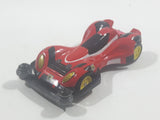 Rare 1996 Tomy Tomica Character Cars Bakuso Kyodai Let's & Go Red Die Cast Toy Race Car Vehicle Missing Spoiler