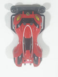 Rare 1996 Tomy Tomica Character Cars Bakuso Kyodai Let's & Go Red Die Cast Toy Race Car Vehicle Missing Spoiler