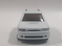 Rare 1992 Tomy Motor Tomica A-01 Subaru Legacy White Pullback Motorized Friction Die Cast Toy Car Vehicle - Pullback Does Not Release