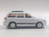 Rare 1992 Tomy Motor Tomica A-01 Subaru Legacy White Pullback Motorized Friction Die Cast Toy Car Vehicle - Pullback Does Not Release