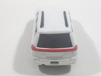 Rare 1992 Tomy Motor Tomica A-01 Subaru Legacy White Pullback Motorized Friction Die Cast Toy Car Vehicle - Pullback Does Not Release