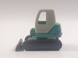 1994 Tomy Tomica No. 103 Komatsu PC 45 Hydraulic Excavator Green Grey Black 1/76 Scale Die Cast Toy Car Construction Equipment Vehicle Missing Arm and Bucket