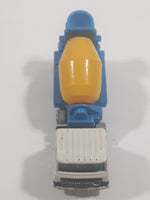 Tomy Tomica No. 53 Nissan Diesel Truck Cement Mixer Truck White Blue Yellow 1/100 Scale Die Cast Toy Car Vehicle