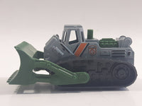 2018 Matchbox Wildfire Rescue Bulldozer Light Grey Die Cast Toy Bulldozer Construction Equipment Vehicle