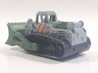 2018 Matchbox Wildfire Rescue Bulldozer Light Grey Die Cast Toy Bulldozer Construction Equipment Vehicle