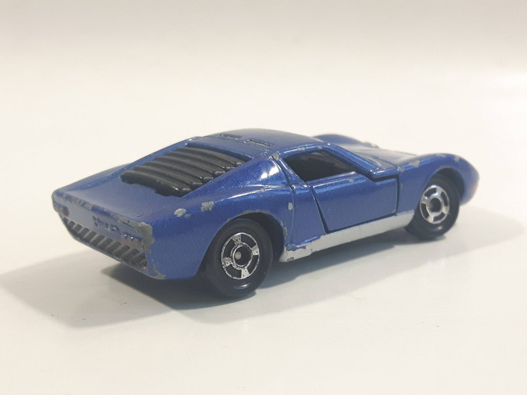 Vintage 1977 Tomy Tomica No. 5 Lamborghini Miura SV Dark Blue 1/62 Sca ...