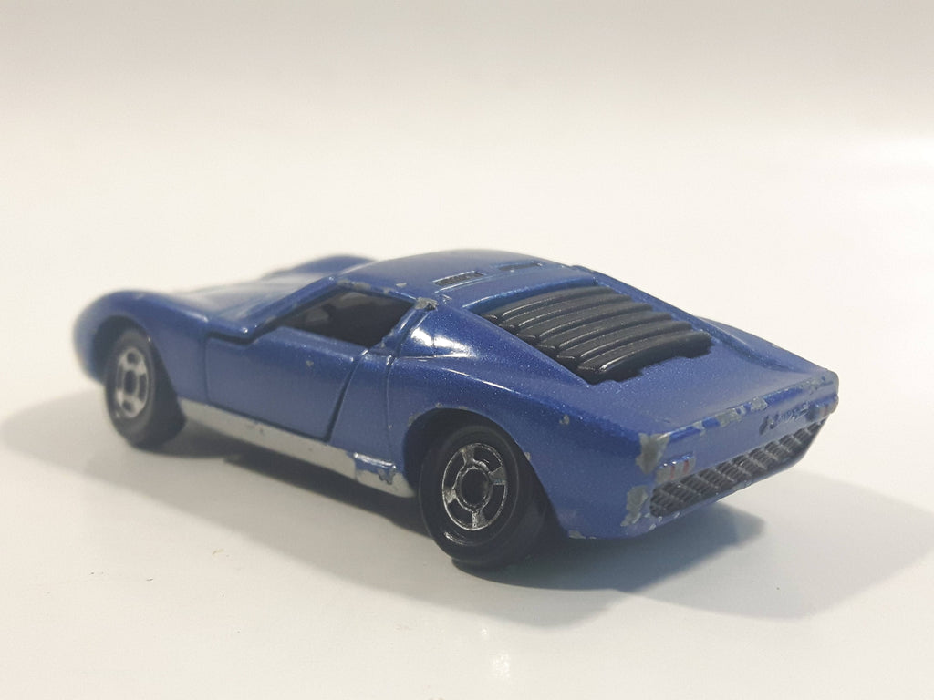 Vintage 1977 Tomy Tomica No. 5 Lamborghini Miura SV Dark Blue 1/62 Sca ...