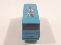 1988 Tomy Tomica No. 41 Isuzu Super Hi-Decker Bus Blue 1/145 Scale Die Cast Toy Car Vehicle