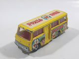 Tomy Tomica No. 60 Mitsubishi Rosa Bus Doraemon 1/85 Scale Yellow Die Cast Toy Car Vehicle with Opening Door