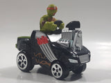 2015 Playmates Viacom Teenage Mutant Ninja Turtles Michaelangelo Black Die Cast Toy Car Vehicle Sounds