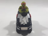2015 Playmates Viacom Teenage Mutant Ninja Turtles Michaelangelo Black Die Cast Toy Car Vehicle Sounds