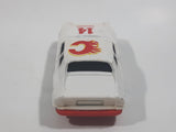 Vintage Corgi Juniors Hockey Tracing Cars Jaguar XJ-S NHL Ice Hockey Team Calgary Flames White Die Cast Toy Car Vehicle Made in Gt. Britain