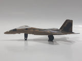 1990s Zee Toys Zylmex Dyna Flites A211 F-15 Fighter Jet Airplane Camouflage Brown Die Cast Toy Car Vehicle