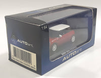 AutoArt BMW Mini Cooper Red with White Roof 1/64 Scale Die Cast Toy Car Vehicle New in Box