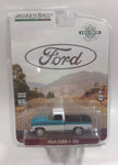2017 Greenlight Collectibles Hobby Exclusive Limited Edition 1969 Ford F-100 Pickup Truck Teal Green and White 1/64 Scale Die Cast Toy Car Vehicle New in Package