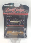 2018 Greenlight Collectibles Limited Edition Barrett Jackson Scottsdale, Arizona 1968 Dodge Charger R/T Hemi Gold with Black Roof 1/64 Scale Die Cast Toy Car Vehicle New in Package